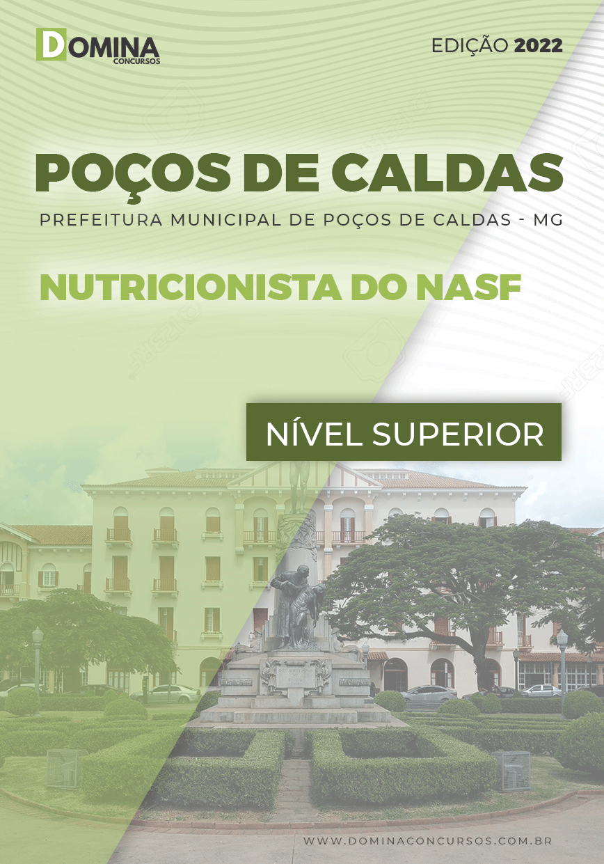 Apostila Pref Poços Caldas MG 2022 Nutricionista NASF