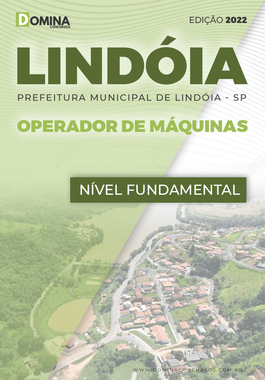 Apostila Concurso Pref Lindóia SP 2022 Operador Máquinas