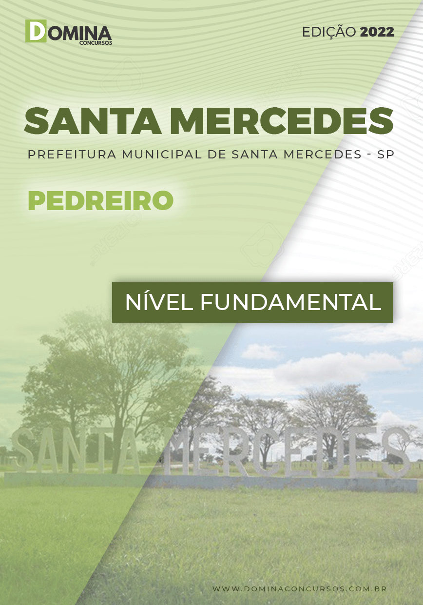 Apostila Digital Pref Santa Mercedes SP 2022 Pedreiro