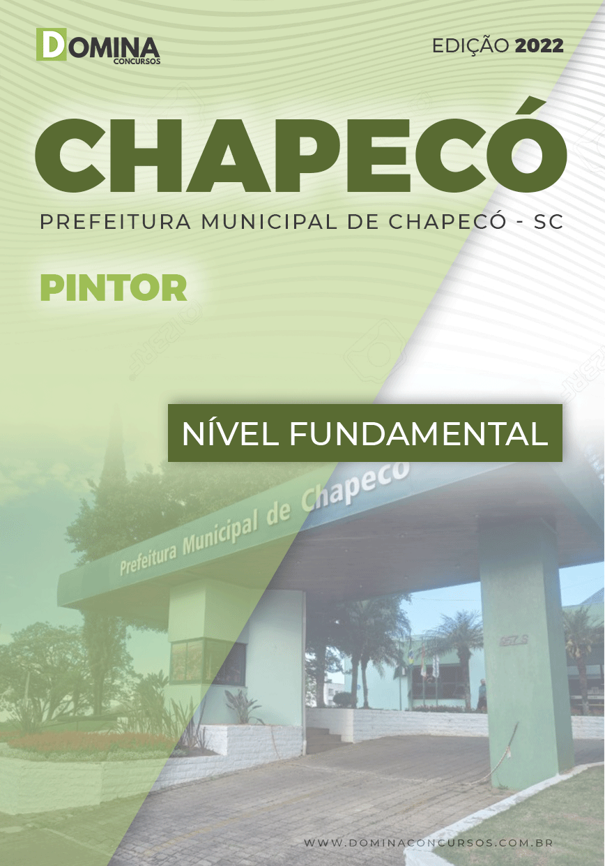 Apostila Digital Concurso Pref Chapecó SC 2022 Pintor
