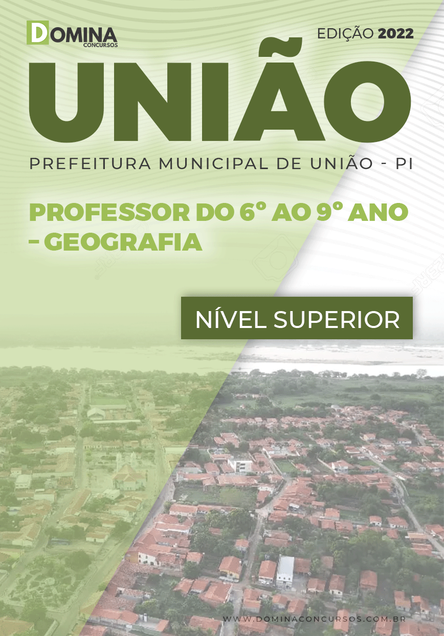 Apostila Pref União PI 2022 Professor 6º ao 9º Geografia