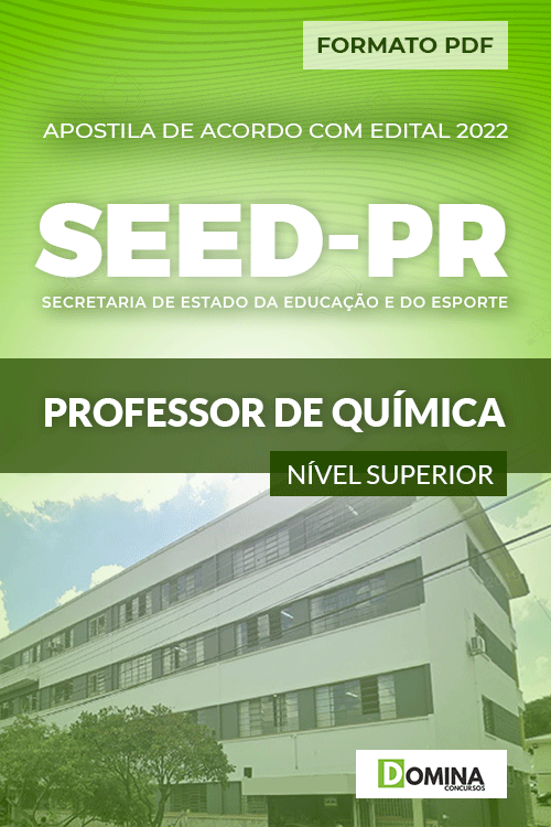 Apostila Digital Seletivo SEED PR 2022 Professor de Química