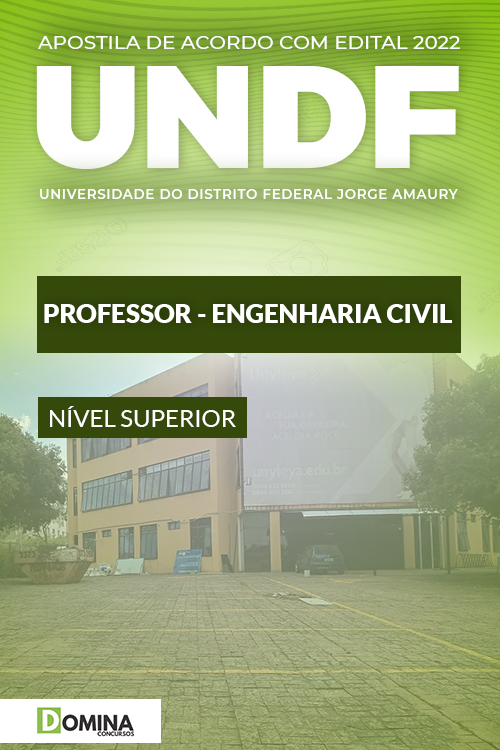Apostila Concurso UNDF 2022 Professor Engenharia Civil
