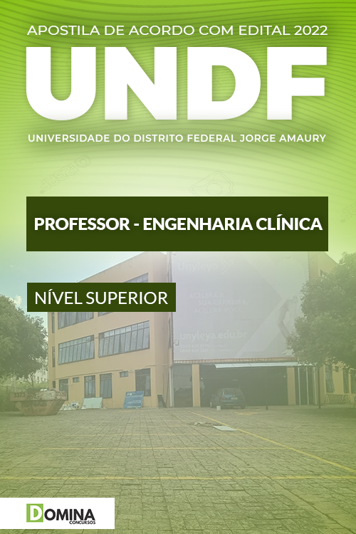 Apostila Concurso UNDF 2022 Professor Engenharia Clínica