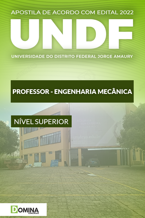 Apostila Concurso UNDF 2022 Professor Engenharia Mecânica