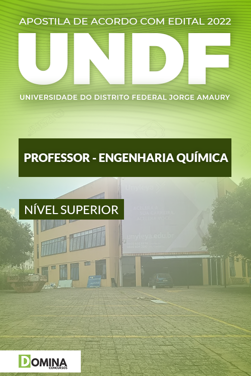 Apostila Concurso UNDF 2022 Professor Engenharia Química