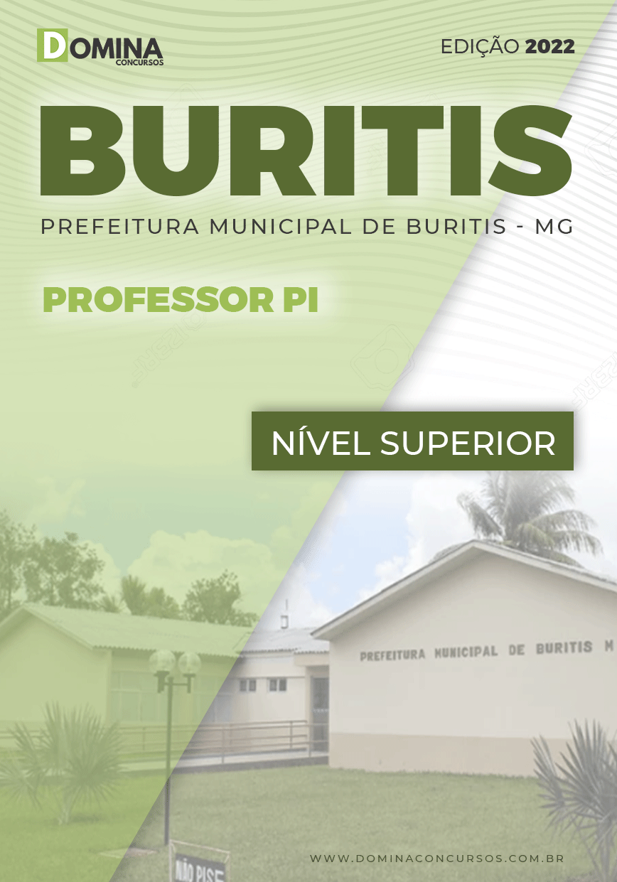 Apostila Digital Concurso Pref Buritis MG 2022 Professor PI
