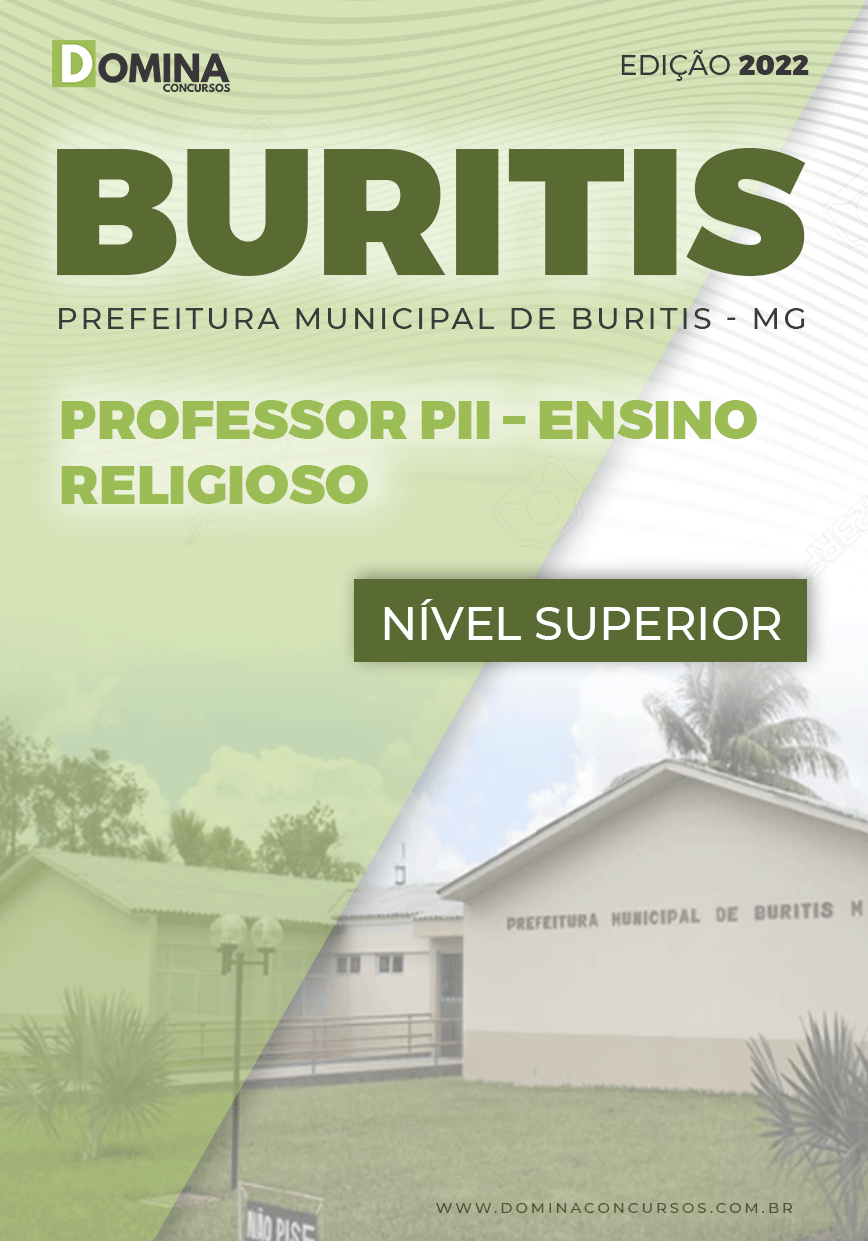 Apostila Pref Buritis MG 2022 Professor PII Ensino Religioso