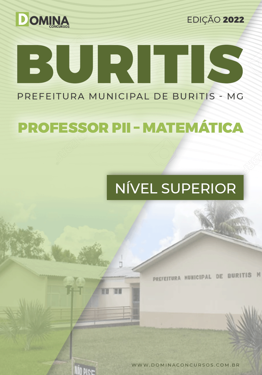 Apostila Pref Buritis MG 2022 Professor PII Matemática
