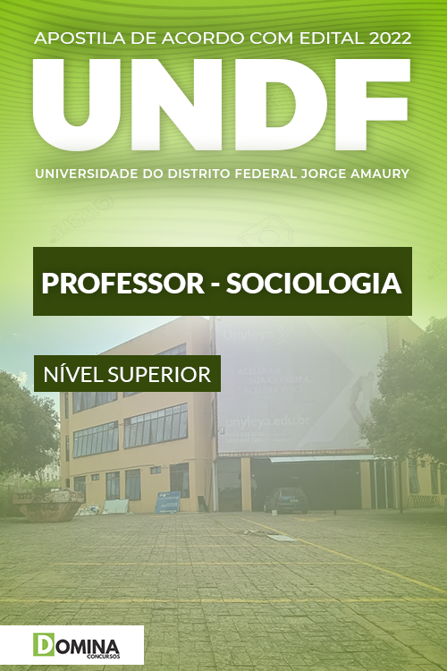 Apostila Concurso UNDF 2022 Professor Sociologia