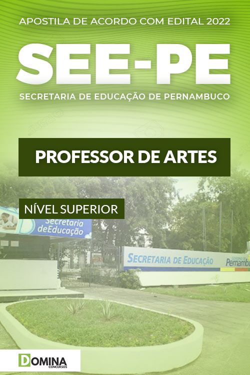 Apostila Digital Concurso SEE PE 2022 Professor de Artes