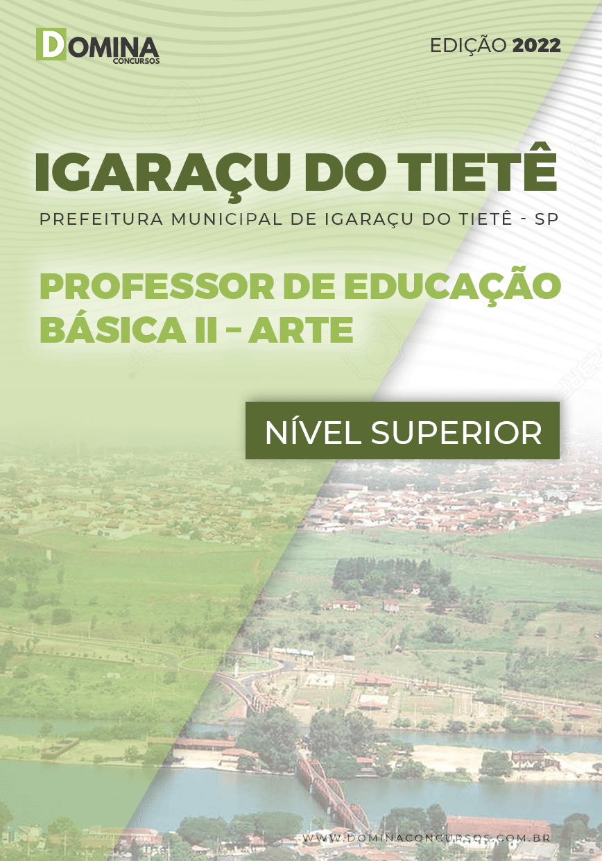 Apostila Pref Igaraçu Tietê SP 2022 Prof. Educação Básica II Artes
