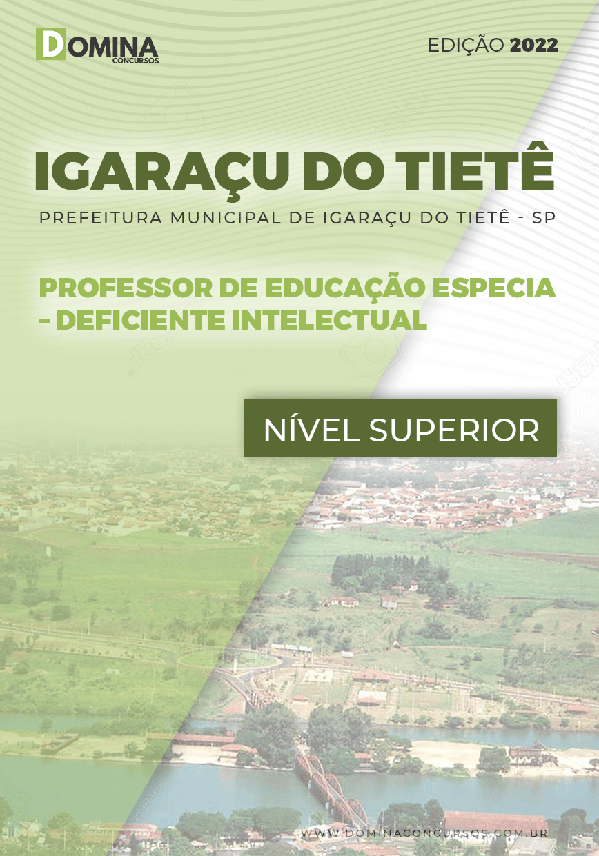 Apostila Pref Igaraçu Tietê SP 2022 PEE II Deficiente Intelectual