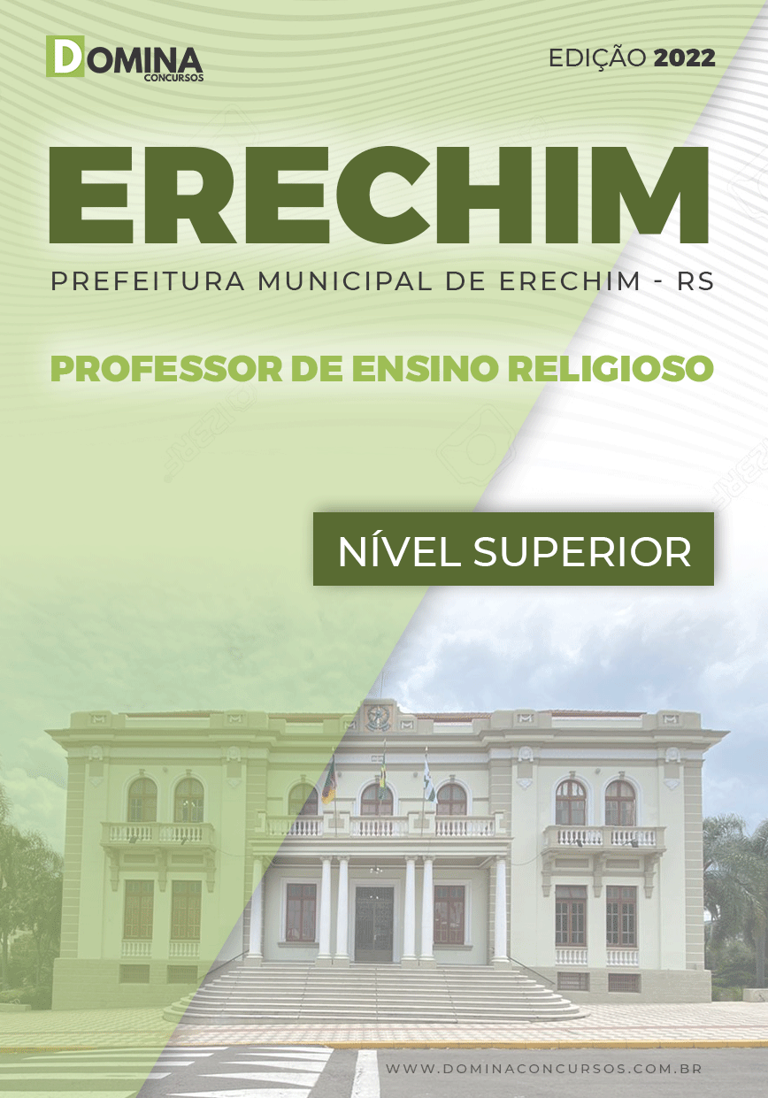 Apostila Pref Erechim RS 2022 Professor Ensino Religioso