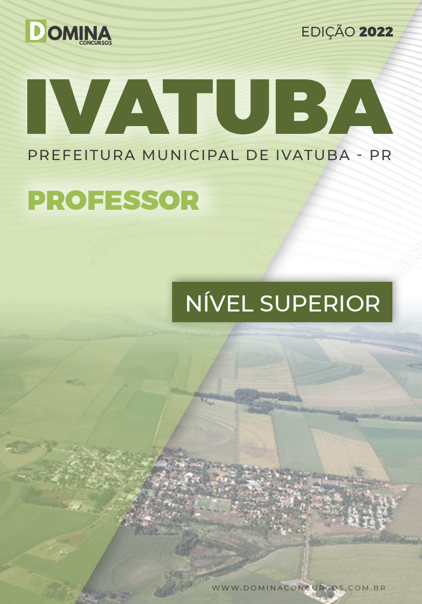 Apostila Digital Concurso Pref Ivatuba PR 2022 Professor