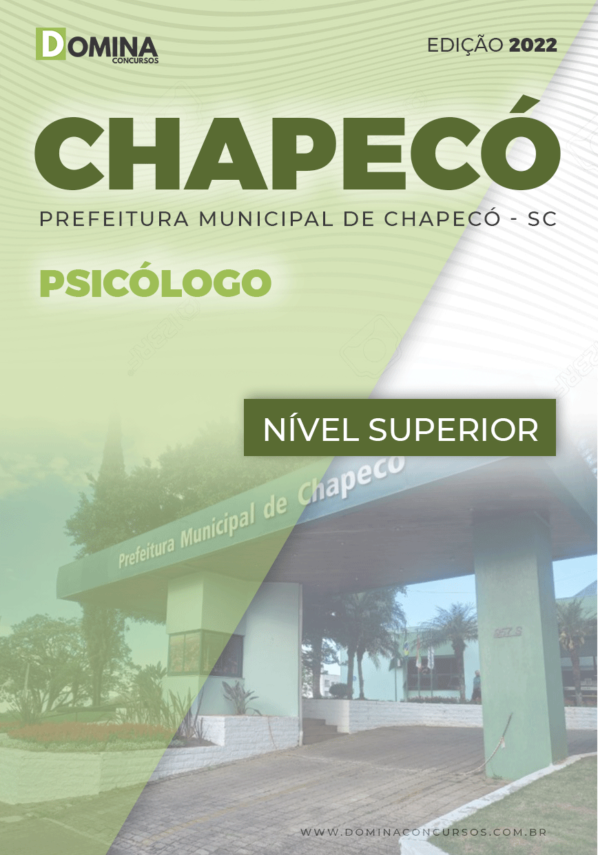 Apostila Concurso Pref Chapecó SC 2022 Psicólogo