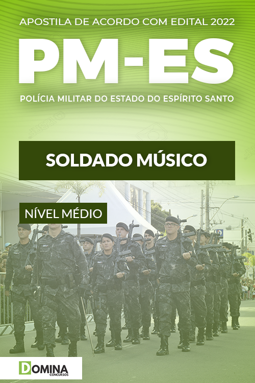 Apostila Digital Concurso PM ES 2022 Soldado Músico