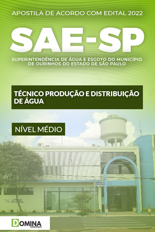Apostila SAE Ourinhos SP 2022 Técnico Produção Distr. Água