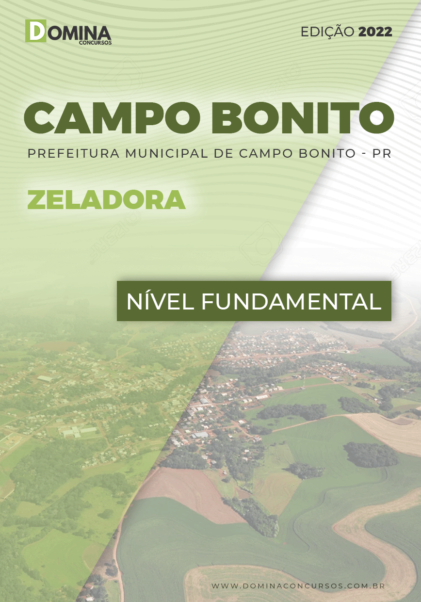 Apostila Digital Pref Campo Bonito PR 2022 Zeladora