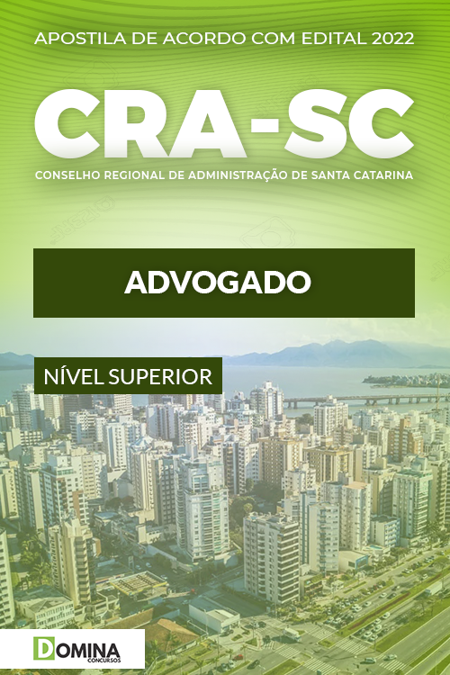 Apostila Digital Concurso Público CRA SC 2022 Advogado