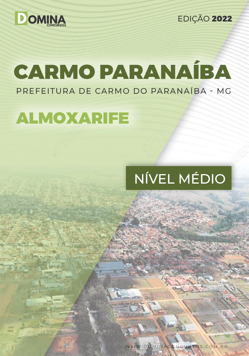Apostila Pref Carmo Paranaíba MG 2022 Almoxarife
