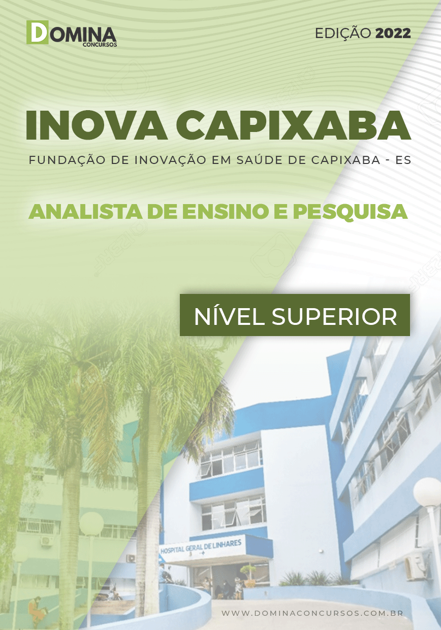 Apostila Digital INOVA Capixaba ES 2022 Analista Ensino Pesquisa