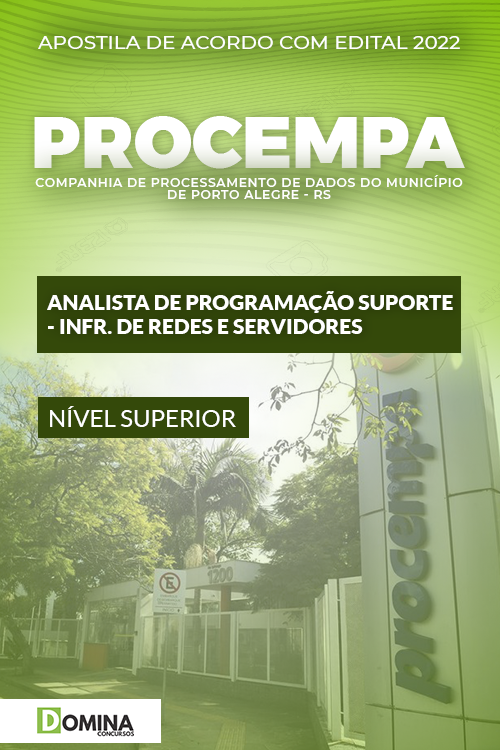 Apostila PROCEMPA RS 2022 Analista Progr Infraestr Redes Servidores