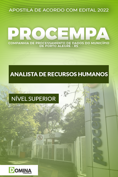 Apostila PROCEMPA RS 2022 Analista Recursos Humanos