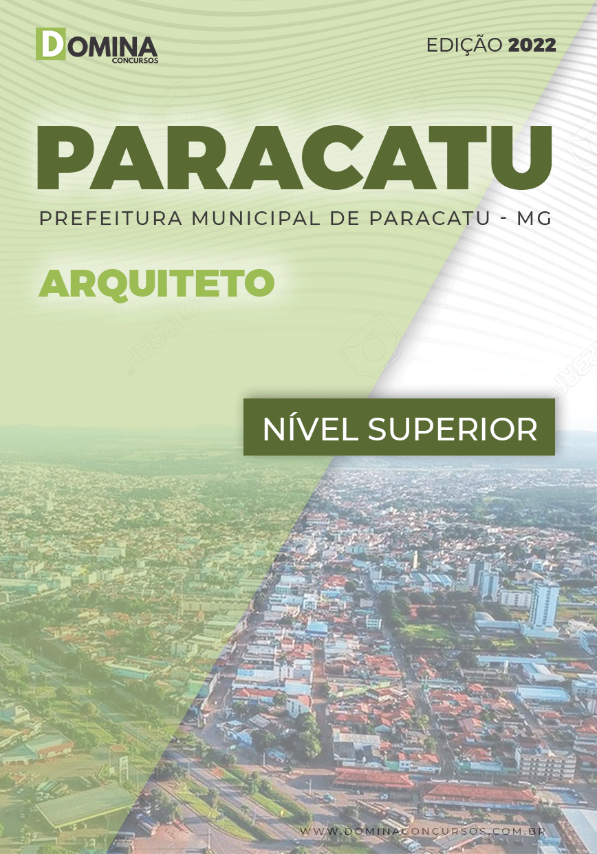 Apostila Concurso Pref Paracatu MG 2022 Arquiteto