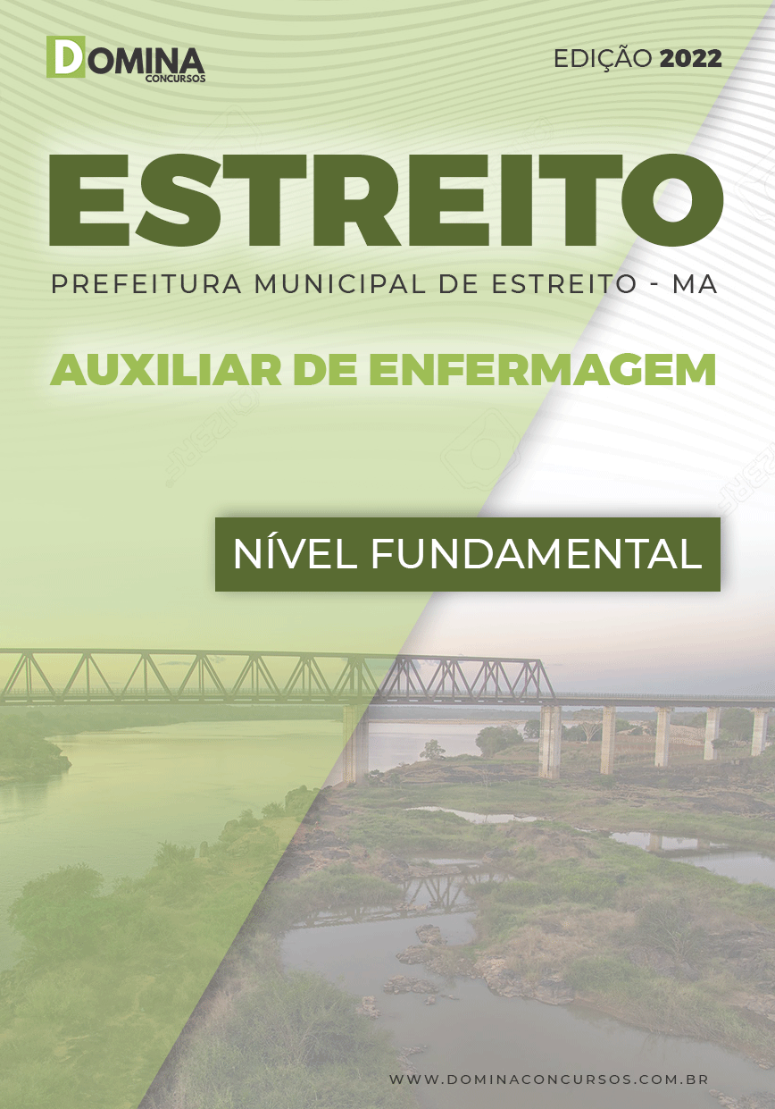 Apostila Pref Estreito MA 2022 Auxiliar Cuidador Social