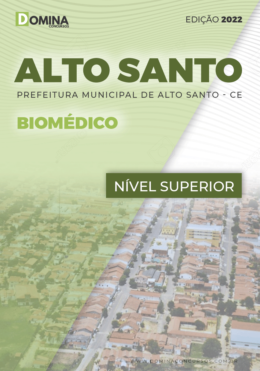 Apostila Concurso Pref Alto Santo CE 2022 Biomédico
