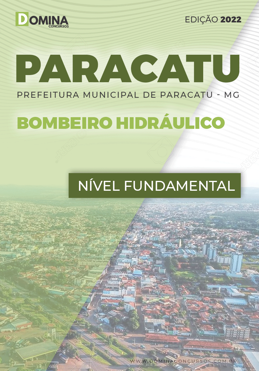 Apostila Pref Paracatu MG 2022 Bombeiro Hidráulico