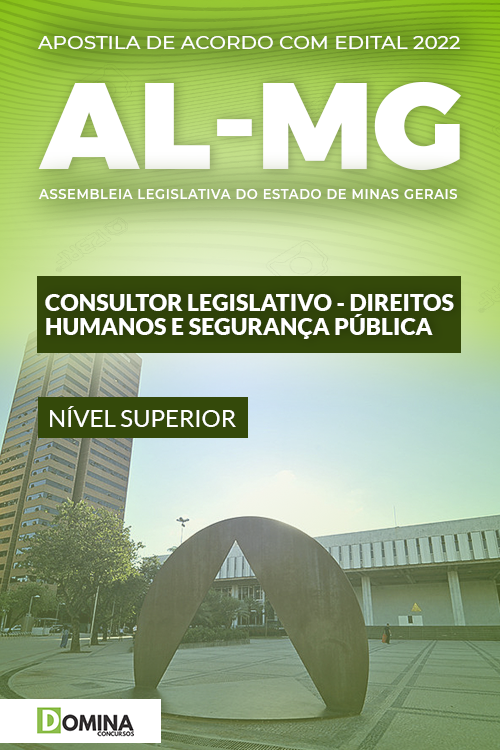 Apostila AL MG 2022 Consultor Direitos Humanos e Segurança