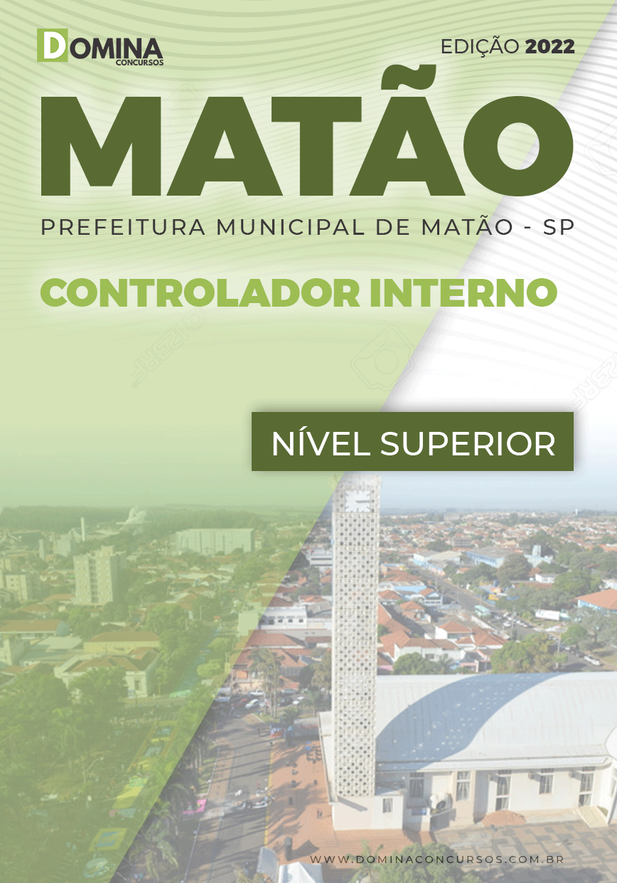 Apostila Câmara Matão SP 2022 Controlador Interno