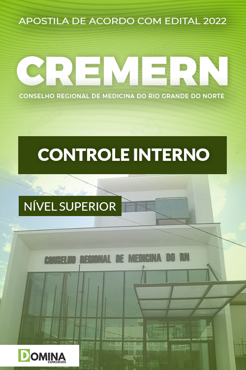 Apostila Concurso CREMERN 2022 Controle Interno