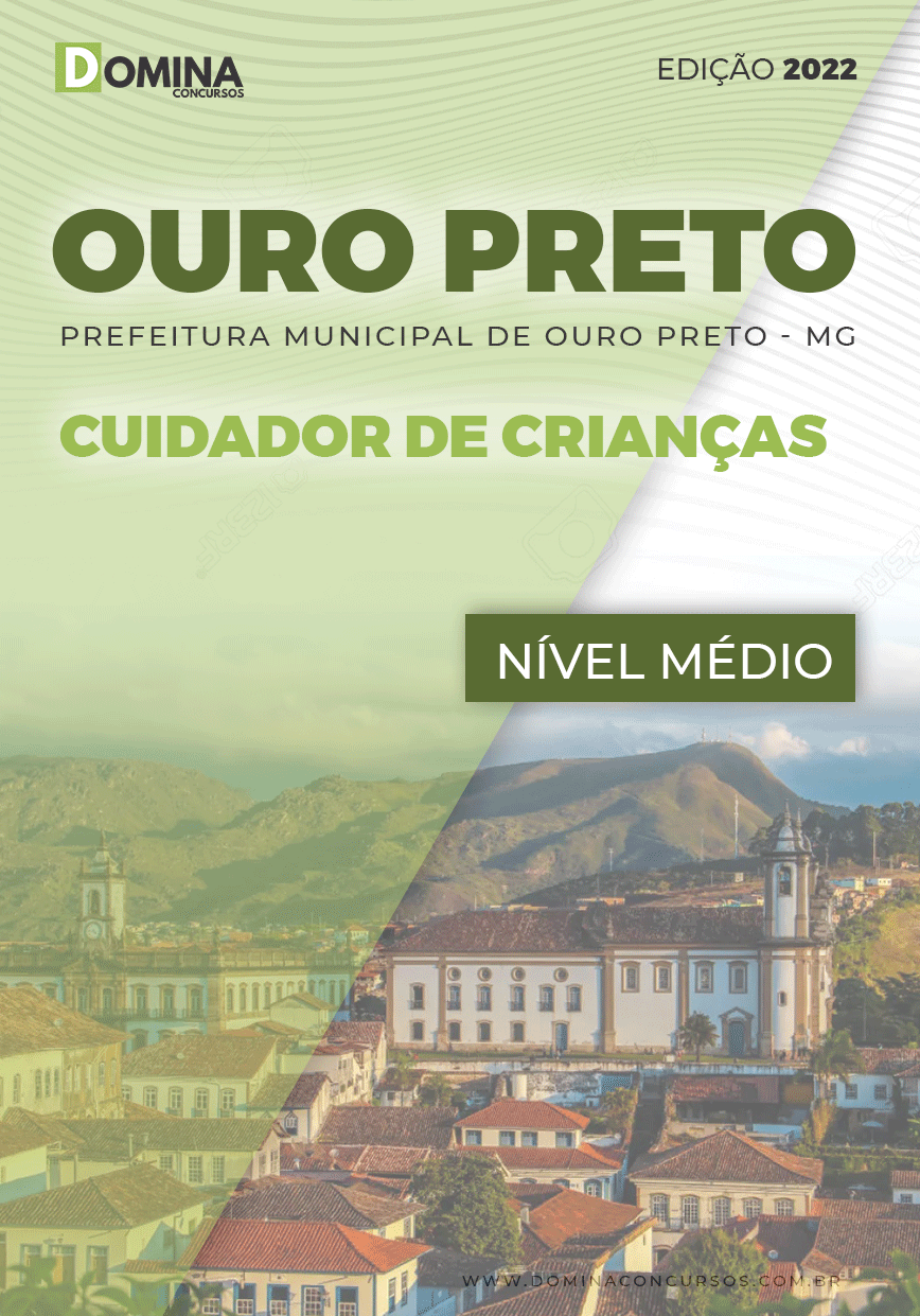Apostila Pref Ouro Preto MG 2022 Cuidador Criança