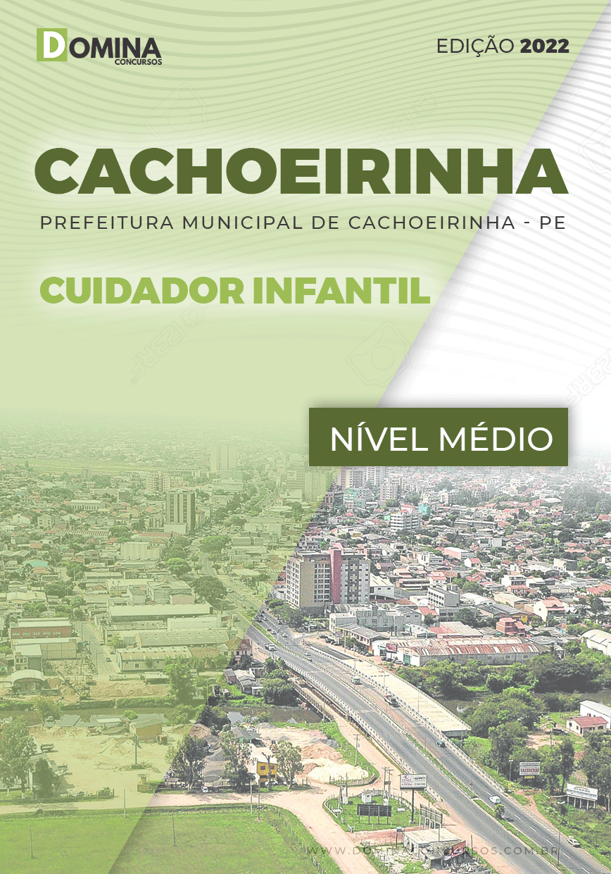 Apostila Pref Cachoeirinha PE 2022 Cuidador Infantil