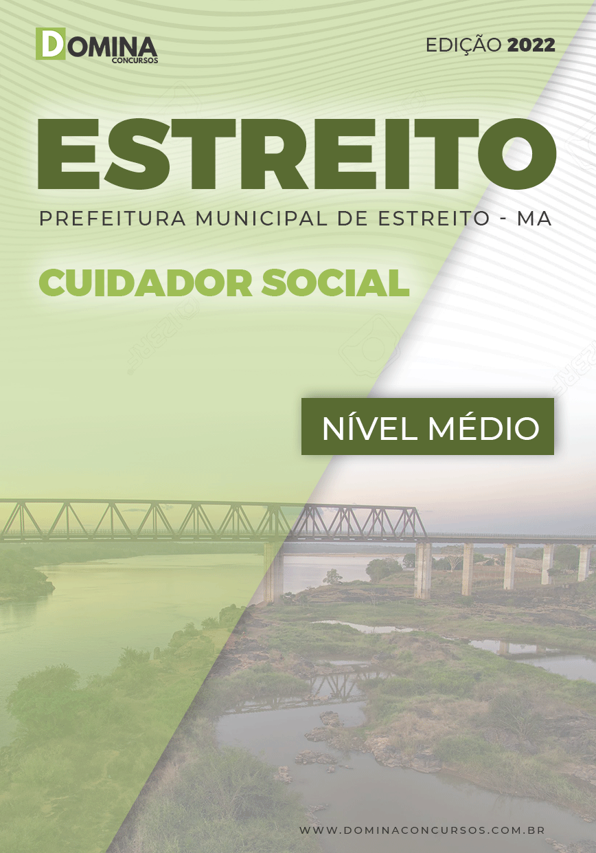 Apostila Digital Pref Estreito MA 2022 Cuidador Social