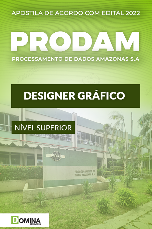 Apostila Concurso PRODAM AM 2022 Designer Gráfico
