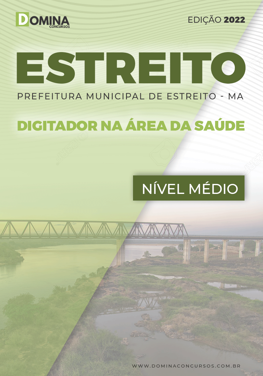 Apostila Pref Estreito MA 2022 Digitador Área Assistente Social