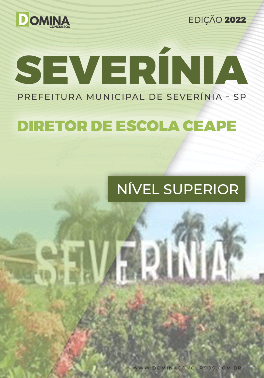 Apostila Concurso Pref Severínia SP 2022 Diretor Escola