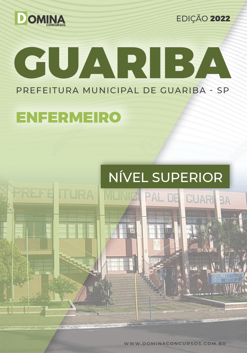 Apostila Concurso Pref Guariba SP 2022 Enfermeiro