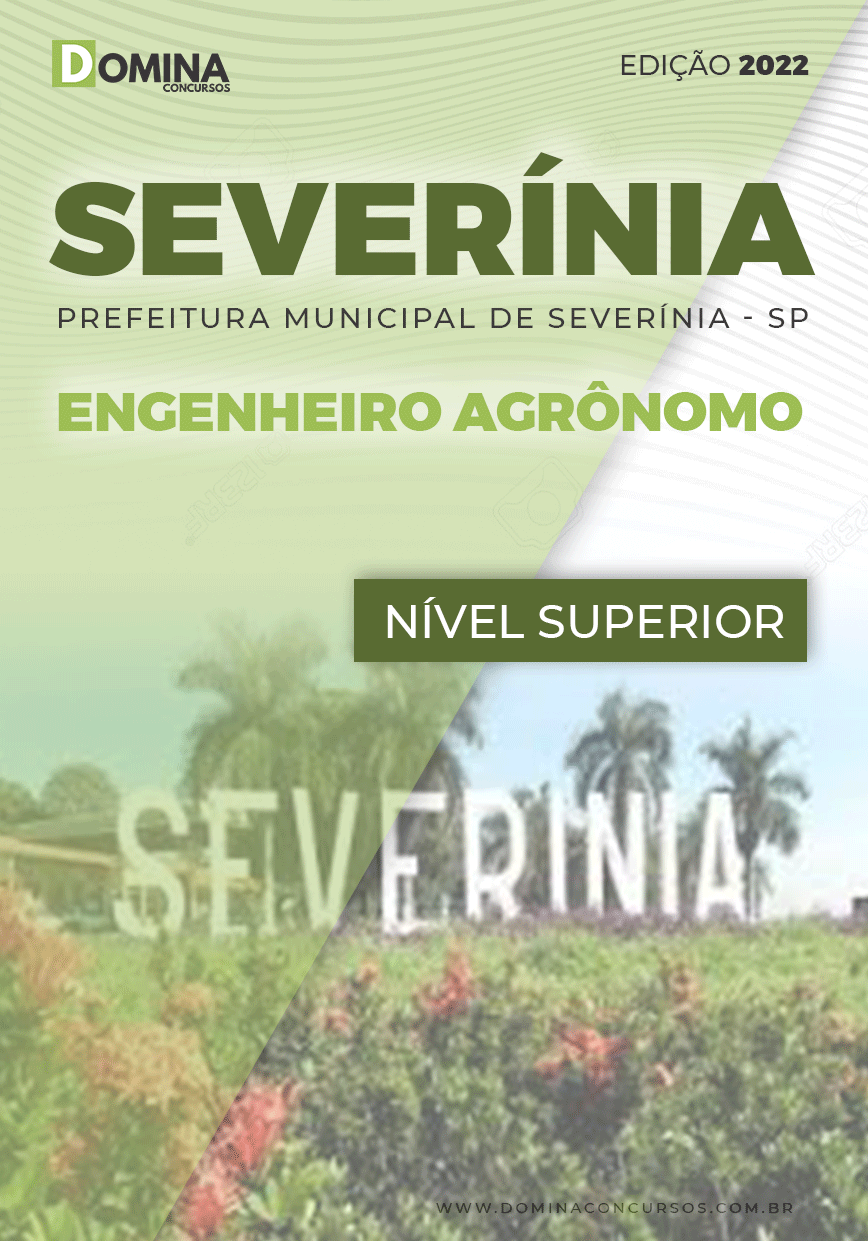 Apostila Pref Severínia SP 2022 Engenheiro Agrônomo