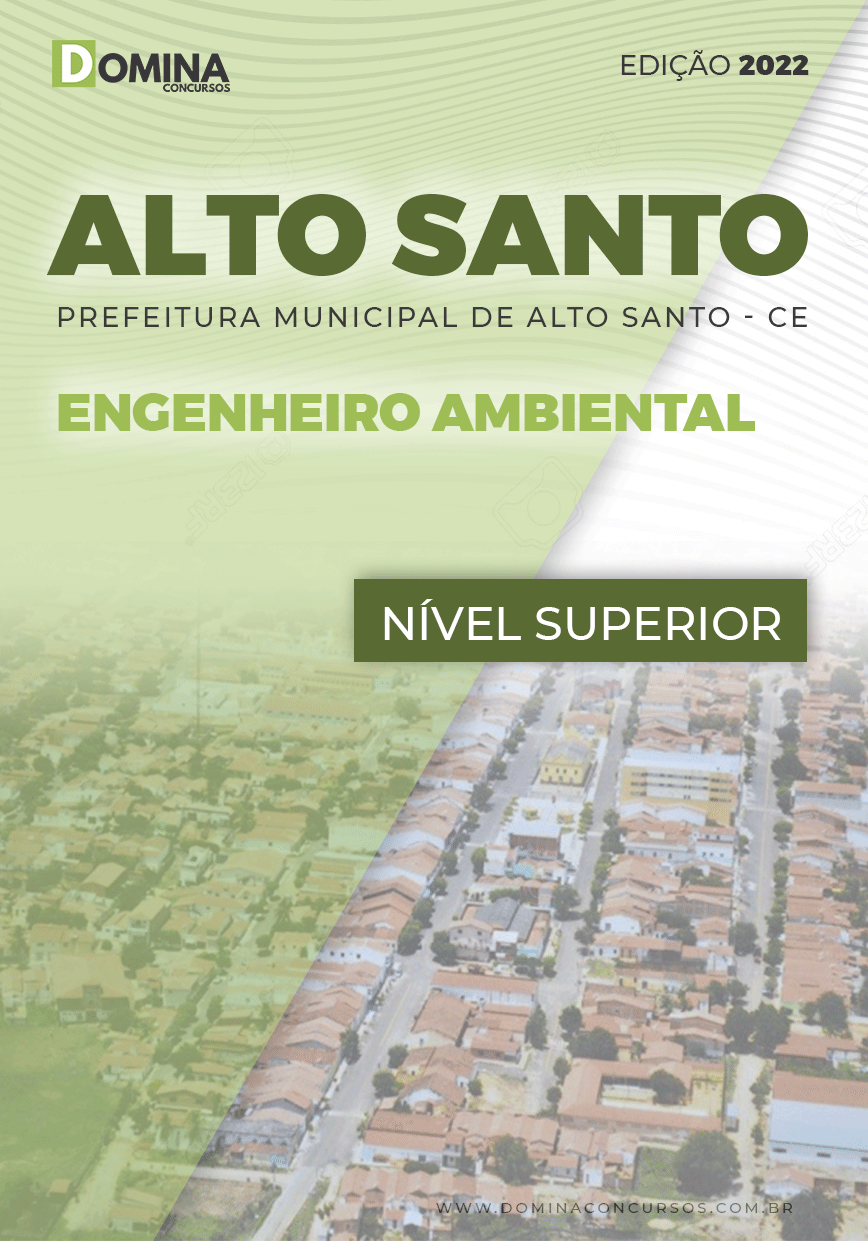 Apostila Pref Alto Santo CE 2022 Engenheiro Ambiental
