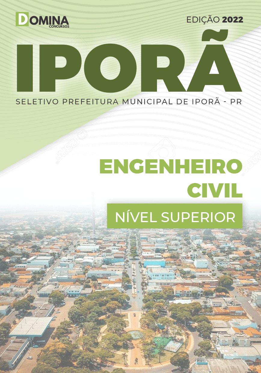Apostila Digital Concurso Pref Iporã PR 2022 Engenheiro Civil