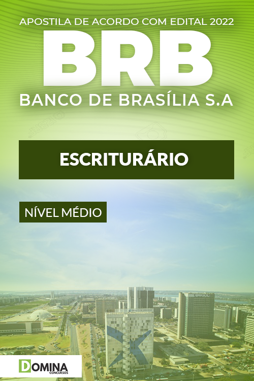 Apostila Digital Concurso Público BRB 2022 Escriturário