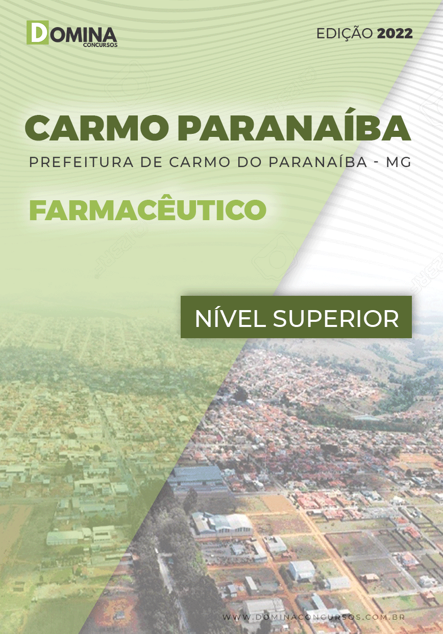 Apostila Pref Carmo Paranaíba MG 2022 Farmacêutico