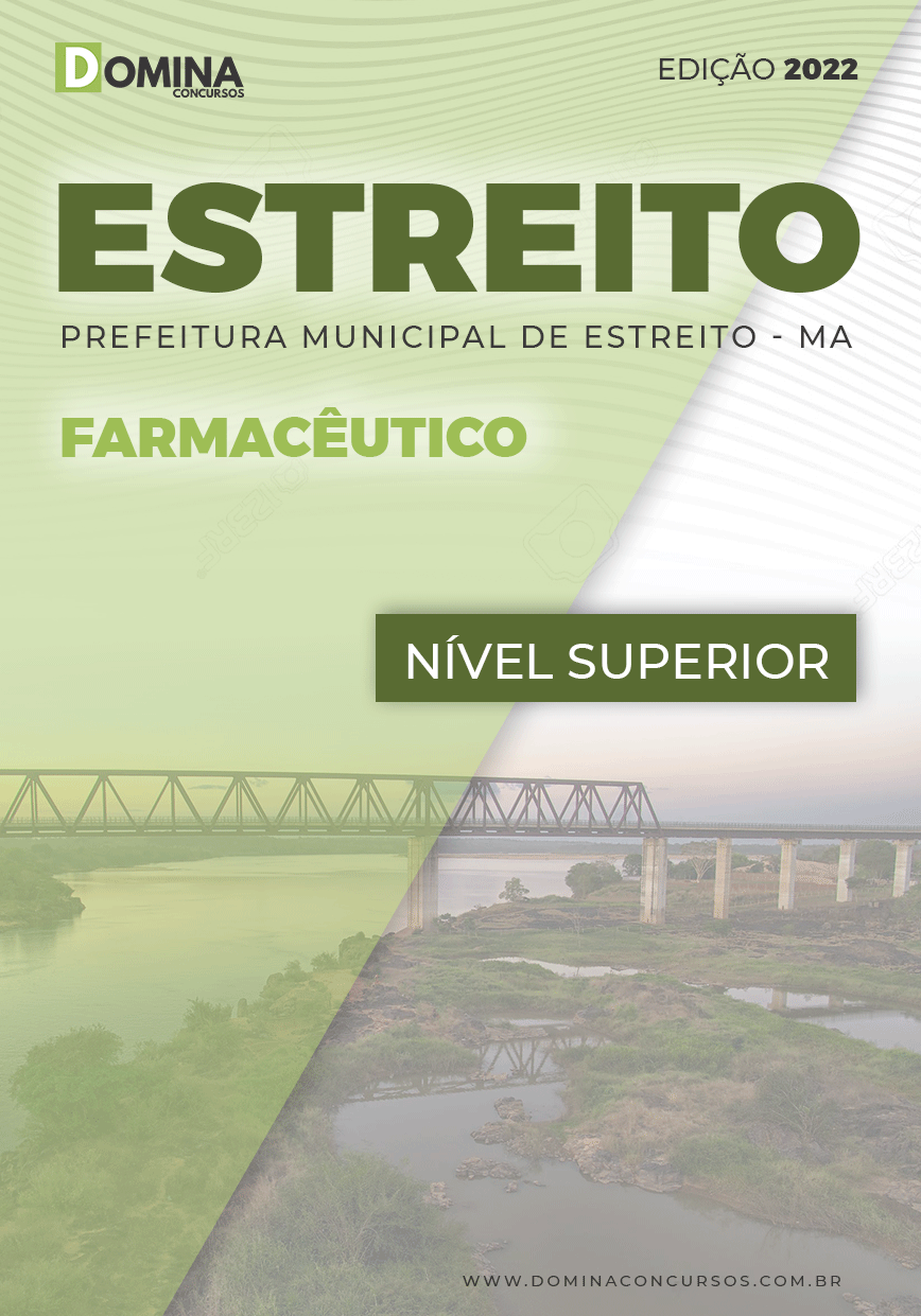 Apostila Concurso Pref Estreito MA 2022 Farmacêutico