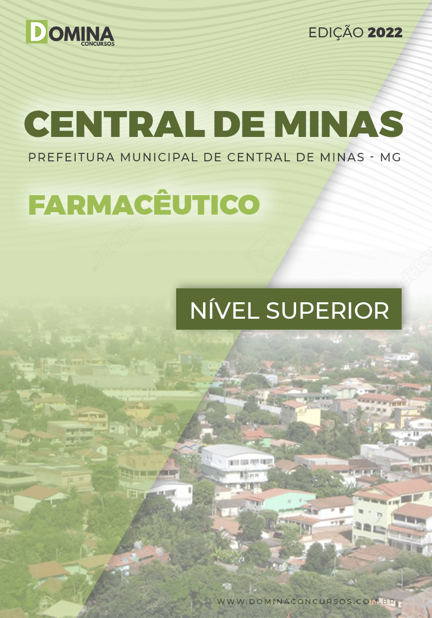 Apostila Digital Pref Central Minas MG 2022 Farmacêutico