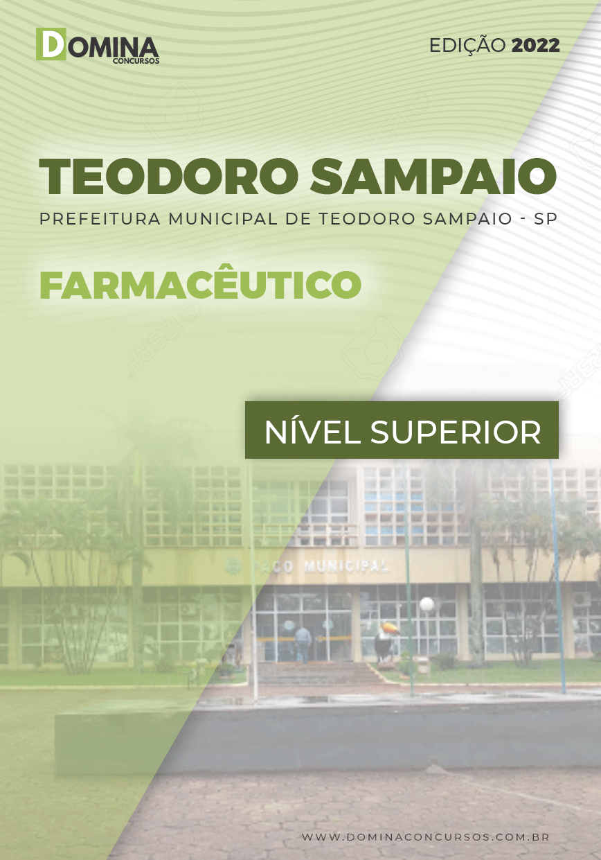 Apostila Pref Teodoro Sampaio SP 2022 Farmacêutico